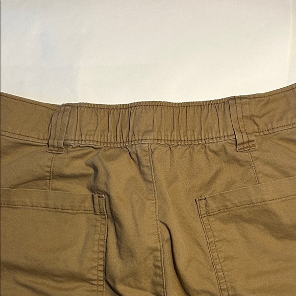 Old Navy High Rise OG Women's Tan Shorts Size L elastic waist - Picture 5 of 5